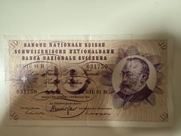 10 Franken - Schweiz 1974