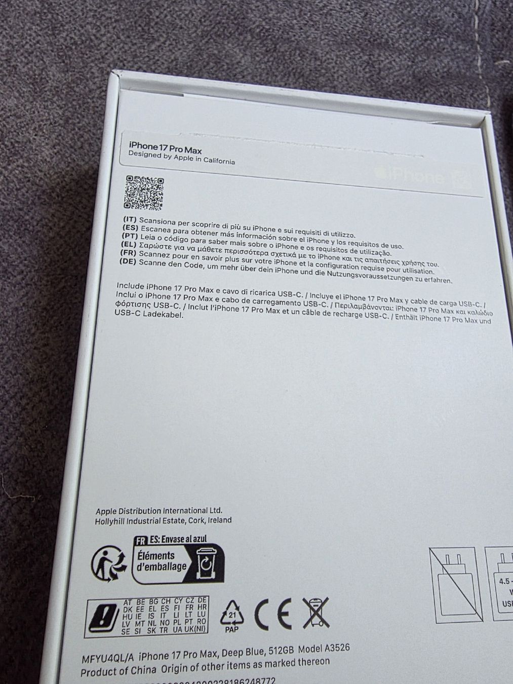 Apple Portables: iPhone 17 pro max 512 gb comme neuf – Neuf (Voir description) à La Croix-de-Rozon par Syla1983 1