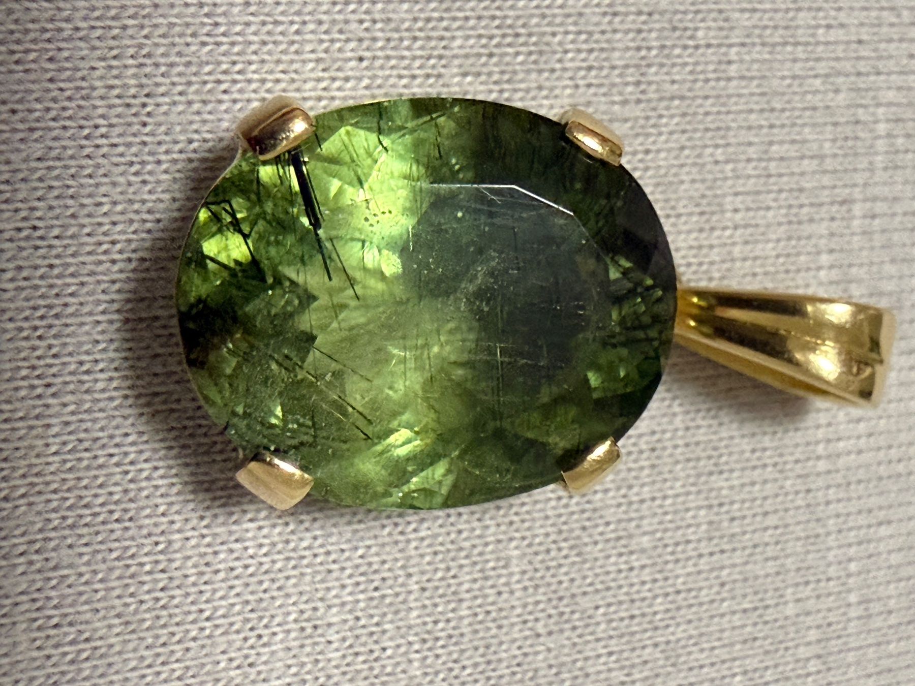Ciondoli: Anhänger mit echt Peridot 18k – Usato da Oberhof venduto da RealStone 8