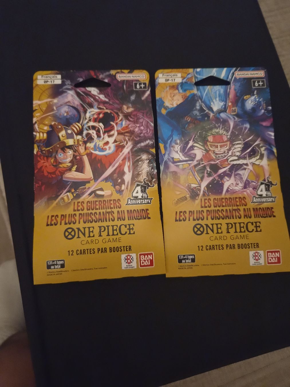 Bandai Carte collezionabili: 2 booster op 17 one piece – Nuovo e nell'imballaggio originale da Les Acacias venduto da S.Vieira