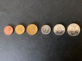 Münzsatz aus El Salvator unc.