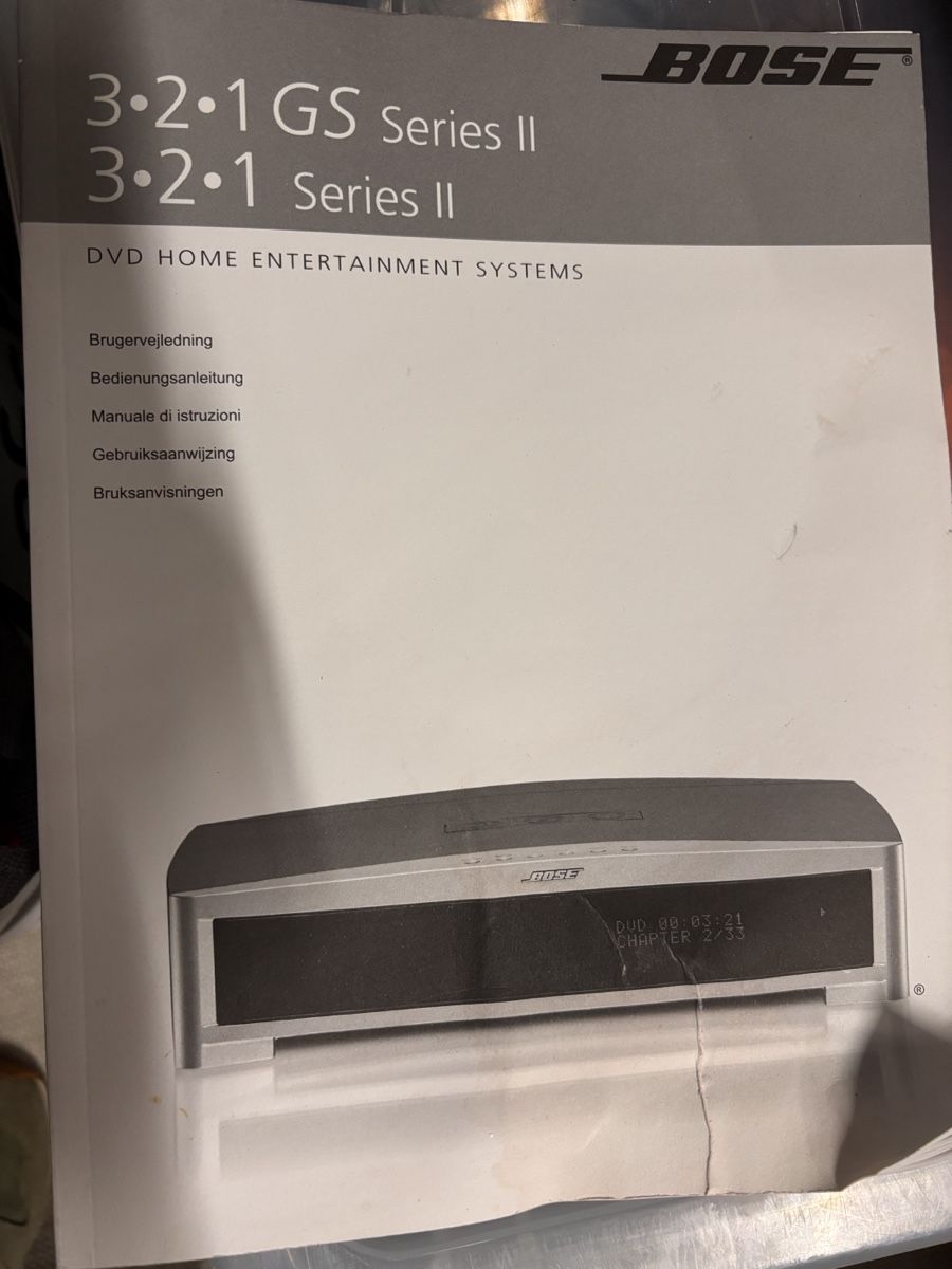Bose Sistemi audio & multimediali: Bose 3.2.1 GS Series II CD/DVD System – Usato da Zürich venduto da vendotodito 1