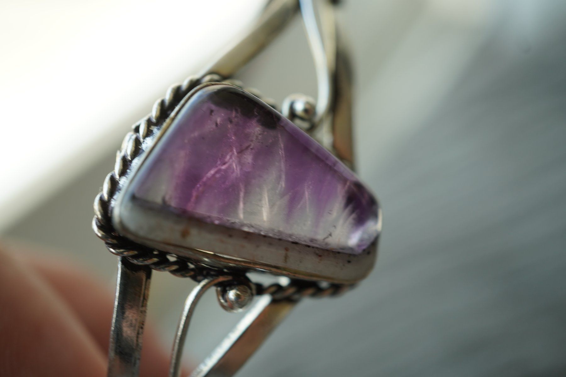 Minerali & Pietre curative: Phantom Amethyst  Arm Spange     ab  1.-     Räumung – Nuovo e nell'imballaggio originale da Eschenbach SG venduto da topstone 6
