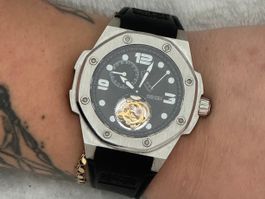 Nautec No Limit Herren-Armbanduhr Tourbillon Carboid 32/500