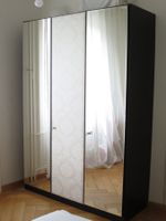 Kleiderschrank mit Spiegeln, 153x59x220 cm, abschliessbar