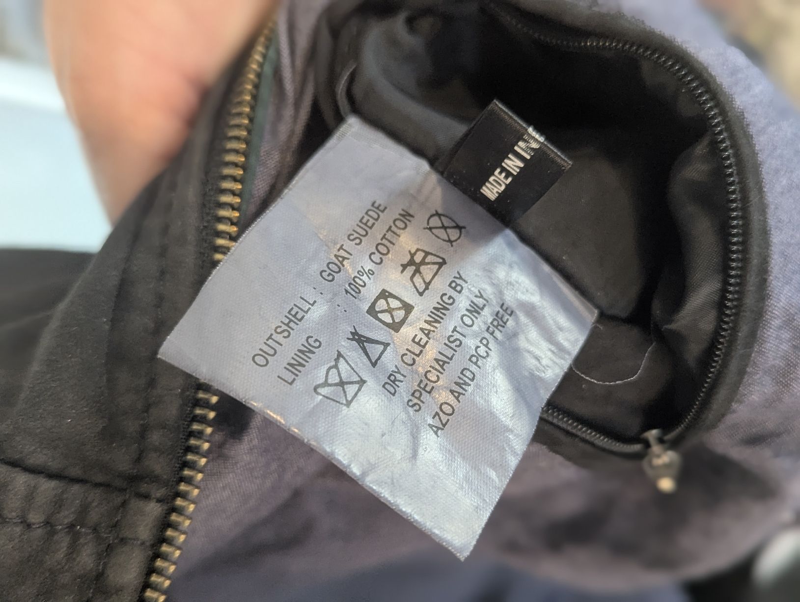 Maddison Giacche: Maddison Weekend Men's Leather Suede Bomber Jacket Size S – Usato da Erlinsbach SO venduto da Meytalien 6