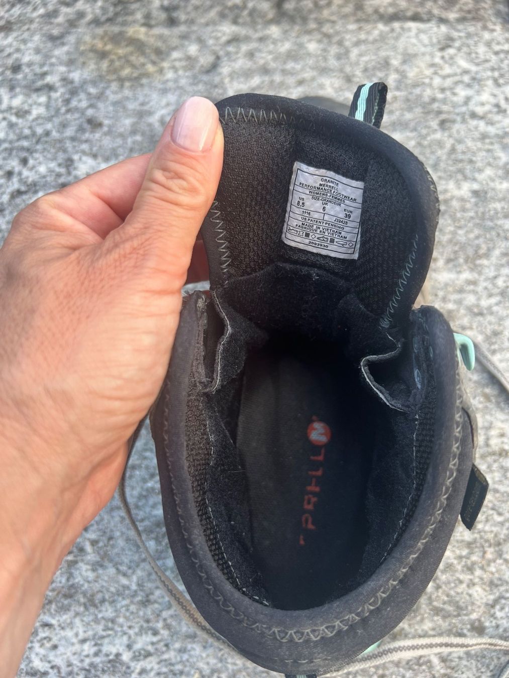 Merrell Scarpe da uomo: Merrell Trekking Wanderschuh Gr. 39 (8.5) – Usato da Kloten venduto da Smile44 3