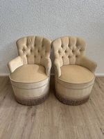 Vintage Polstersessel Set im klassischen Salonstil