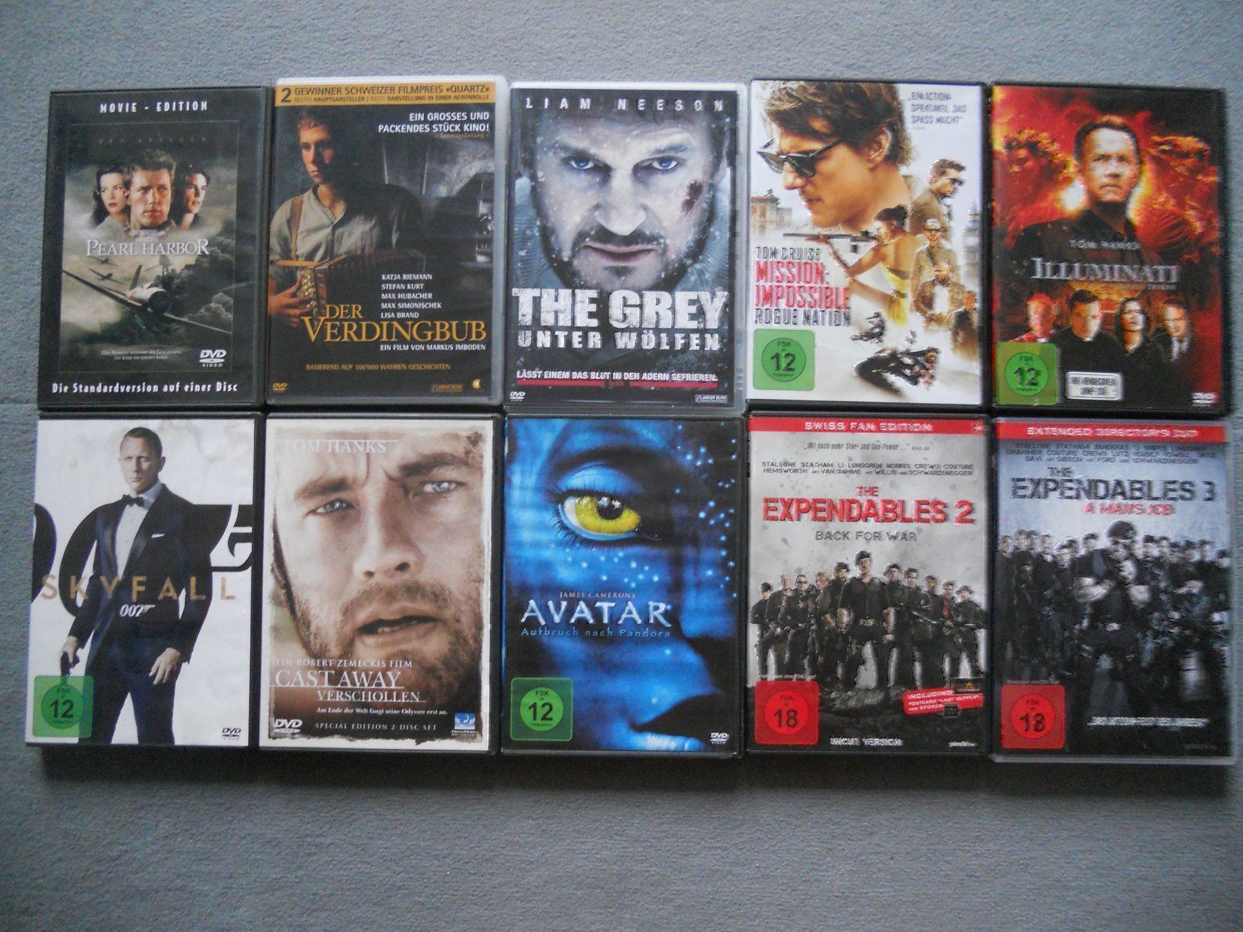 Alle DVDs: 10 DVD – Gebraucht aus Bern von Miou6
