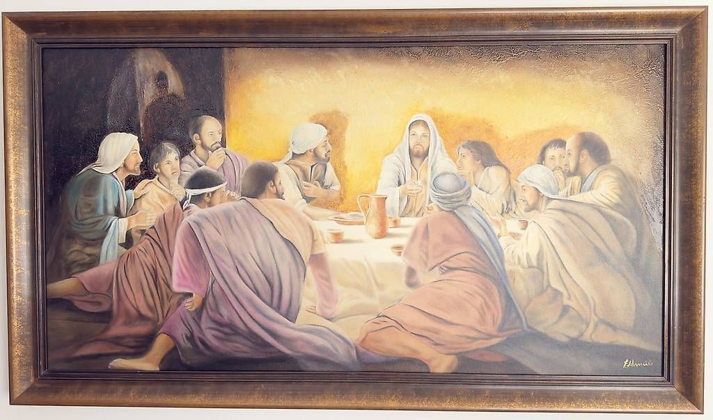 Foto & Immagini: Wunderschönes Bild mit Jesus und seine Jüngern – Usato da Rüti/ZH venduto da Berndschaefer