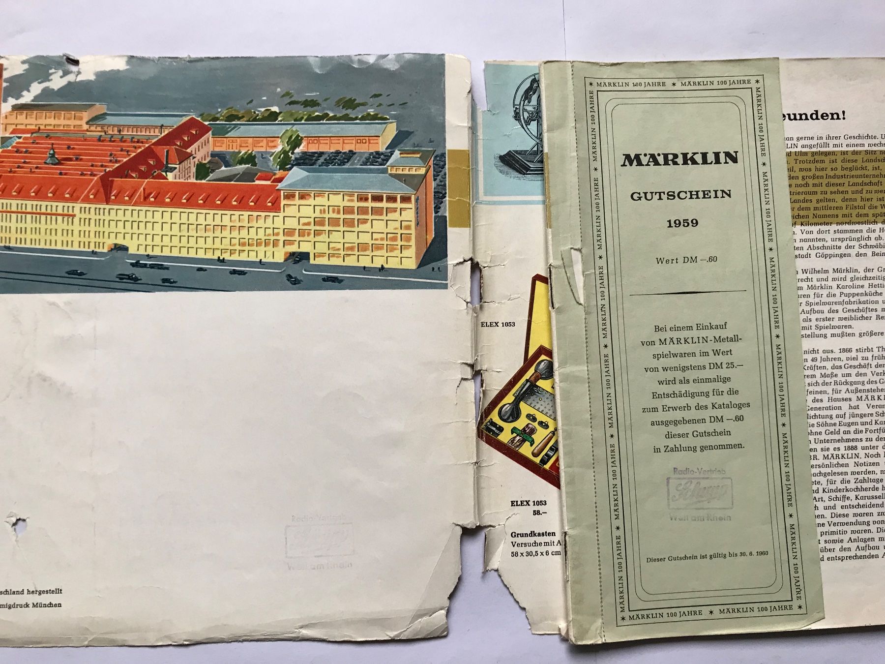 Märklin Modellini di ferrovie: märklin katalog 1959 – Usato da liestal venduto da makai05 1