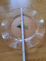 Glas-Servierteller, Durchmesser 35 cm