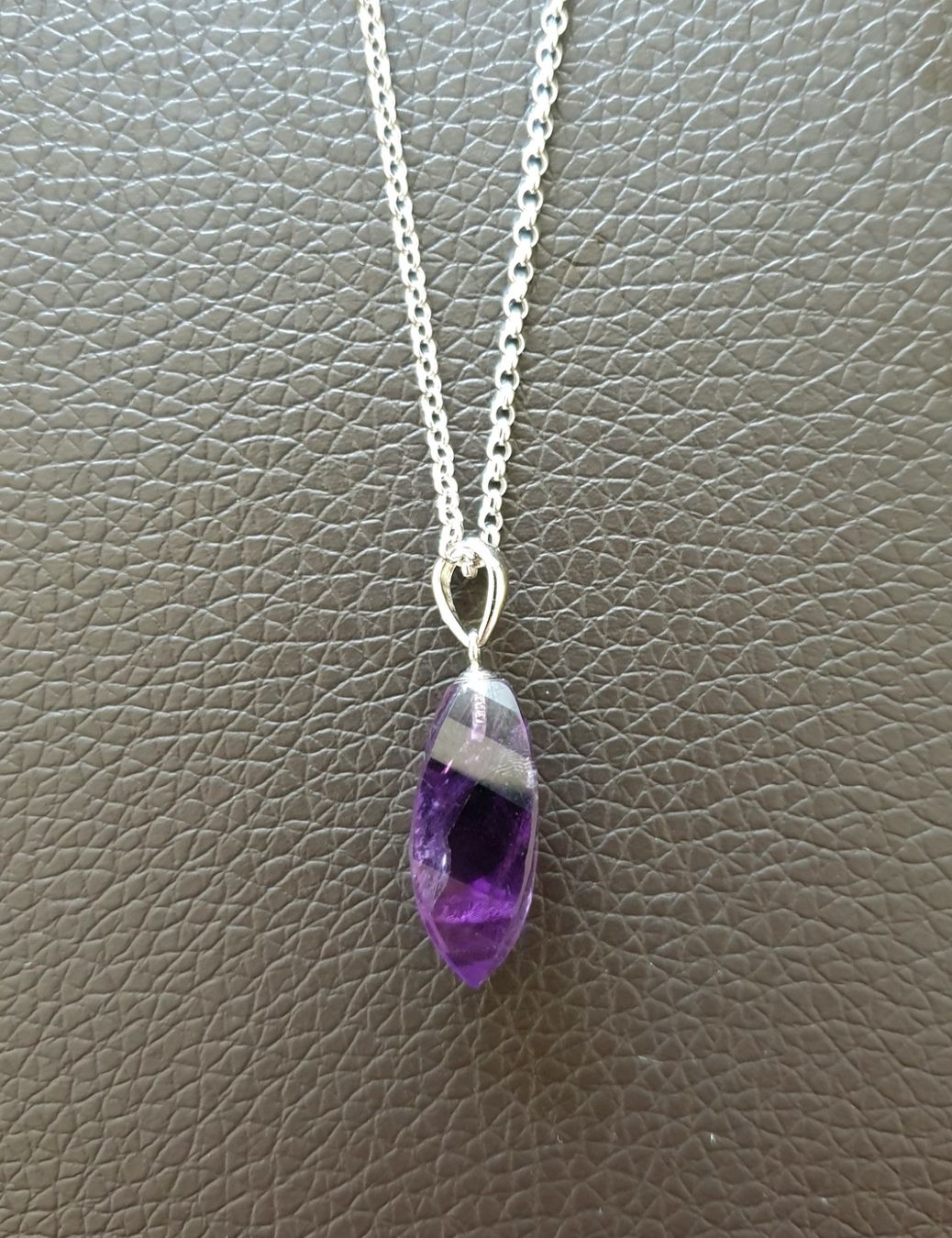 Ciondoli: Silber 925 Anhänger "Facettierter Amethyst" – Nuovo e nell'imballaggio originale da Uetikon am See venduto da Coralreef 1