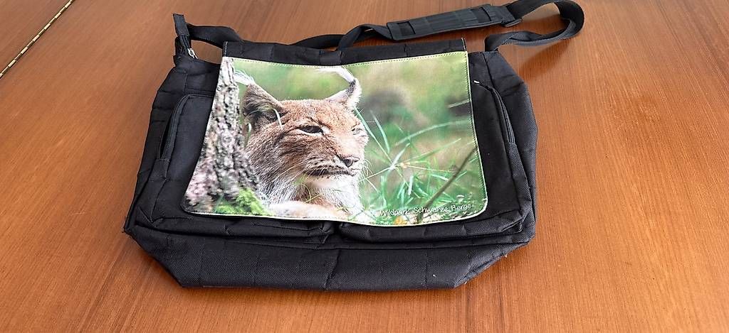 Borse: Umhängetasche mit Luchs  – Usato da Unterägeri venduto da Dan_6bcw