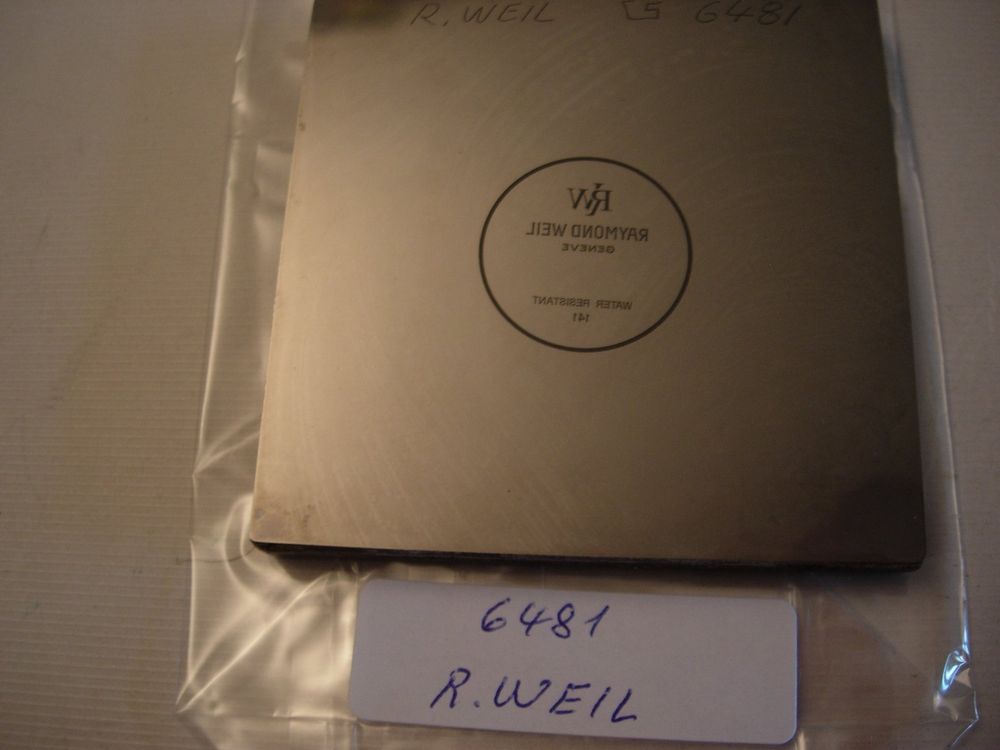 Cliché/Druckplatte 6481 R.Weil | Kaufen auf Ricardo