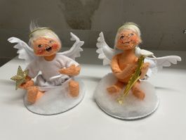 Cute Annalee angel decoration figures, 2 pcs