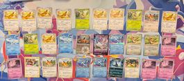 🔥 Pokémon Karten Set: Eevee & Entwicklungen 30 Karten ab 1.