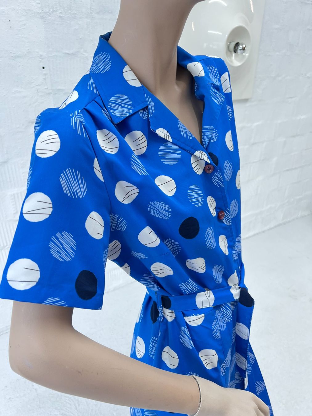 Vestiti: Vintage 70er Jahre Kleid – Usato da Walzenhausen venduto da stilvollwohnen 3