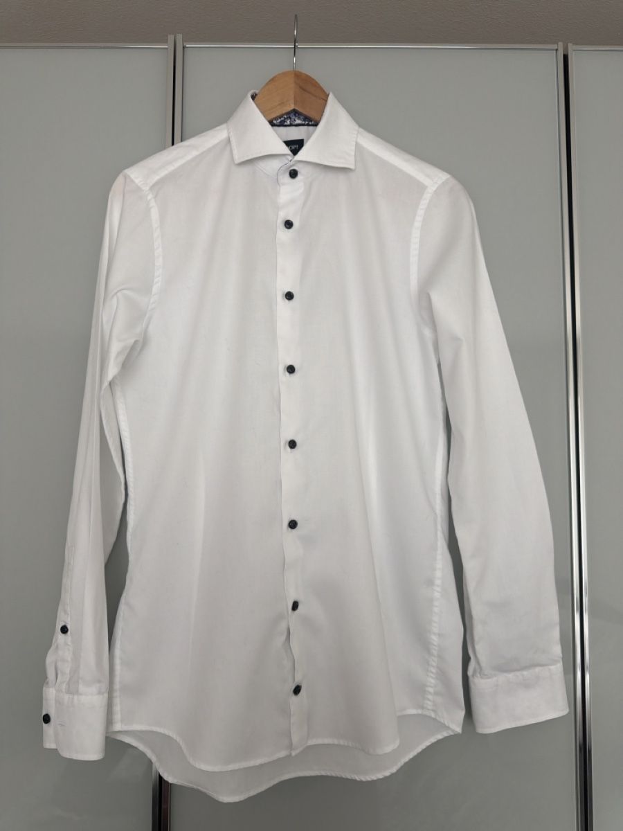 Joop Camicie: Joop Slim Fit Hemd 100% Baumwolle  – Usato da Dübendorf venduto da MariaS.