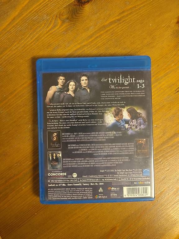 Tutti i DVDs: die twilight saga 1 - 3 - blu-ray - gratis Versand! – Usato da Wohlen AG venduto da gnabbr 1
