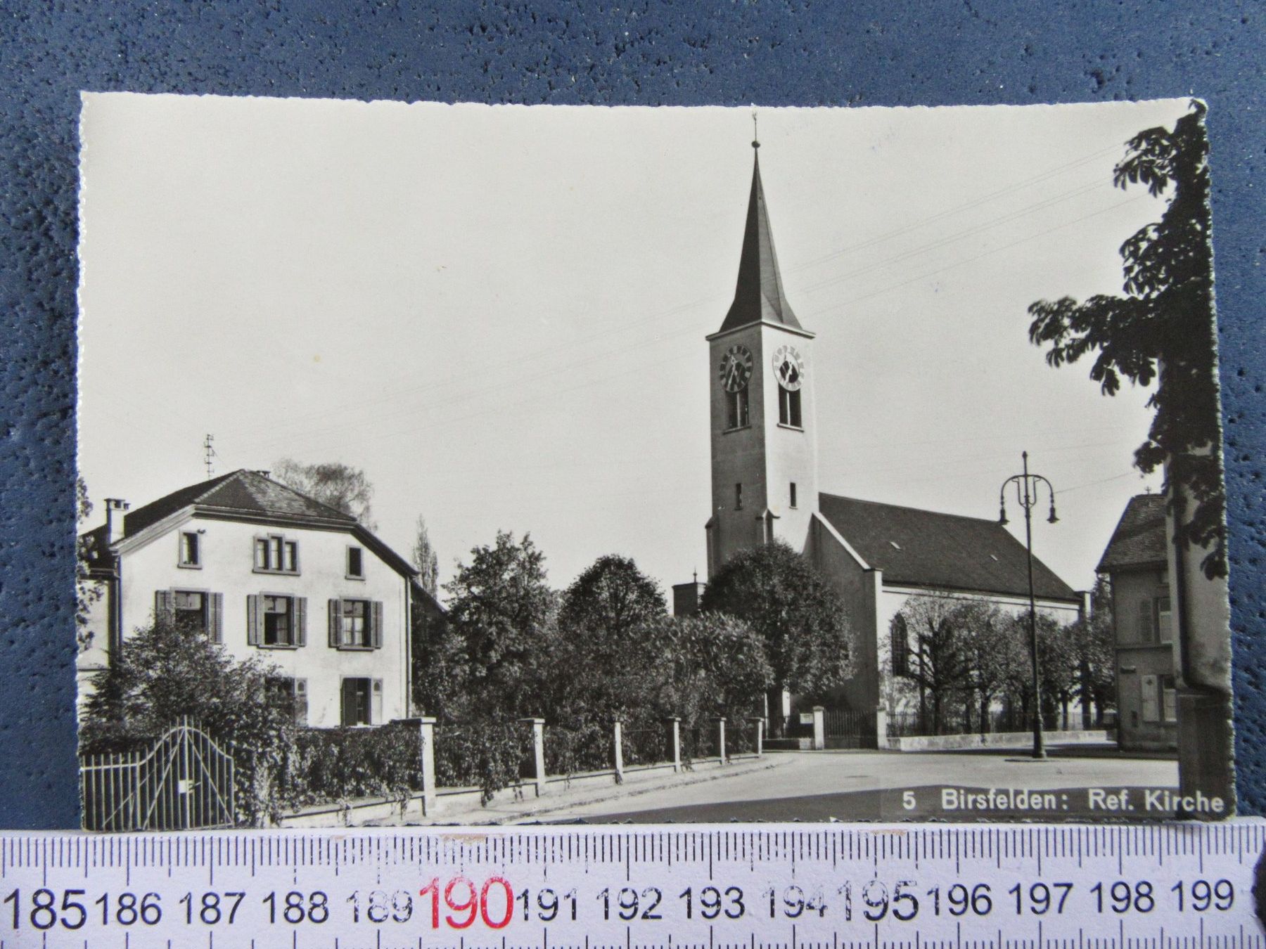 Cartoline postali: BIRSFELDEN REF.KIRCHE 1952 BL-AK – Usato da Ettingen venduto da Hausi4711