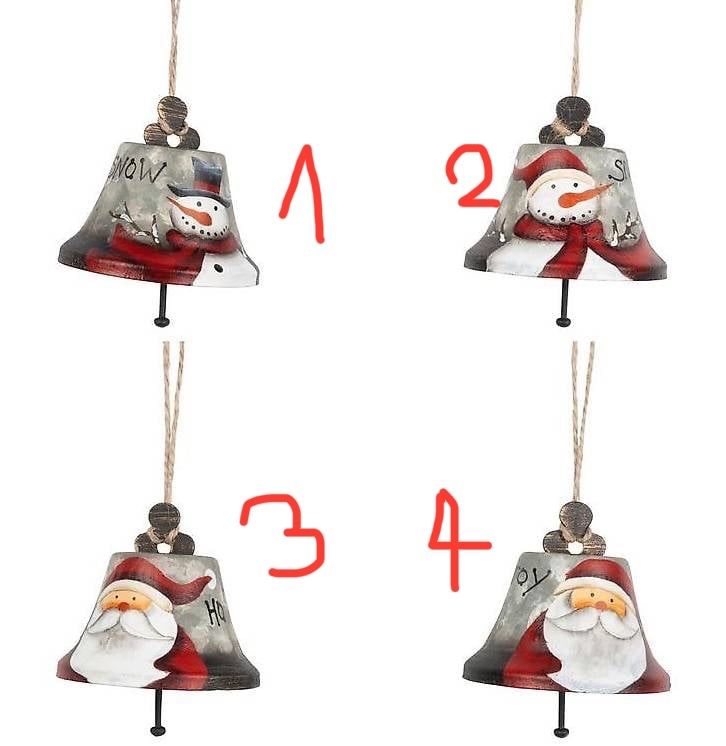 Tutte le decorazioni: Baumschmuck Glocken 6,5cm Metall mit feinem Klang – Nuovo e nell'imballaggio originale da Basel venduto da Seifehuesli