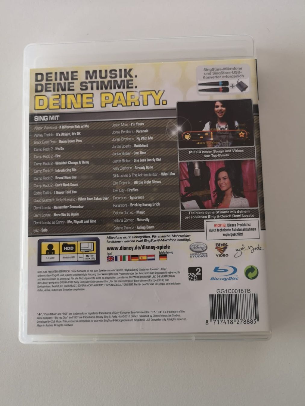 Spiele: Disney Sing It Pop Party (PS3) – Gebraucht aus Herisau von Seyashop_2 2