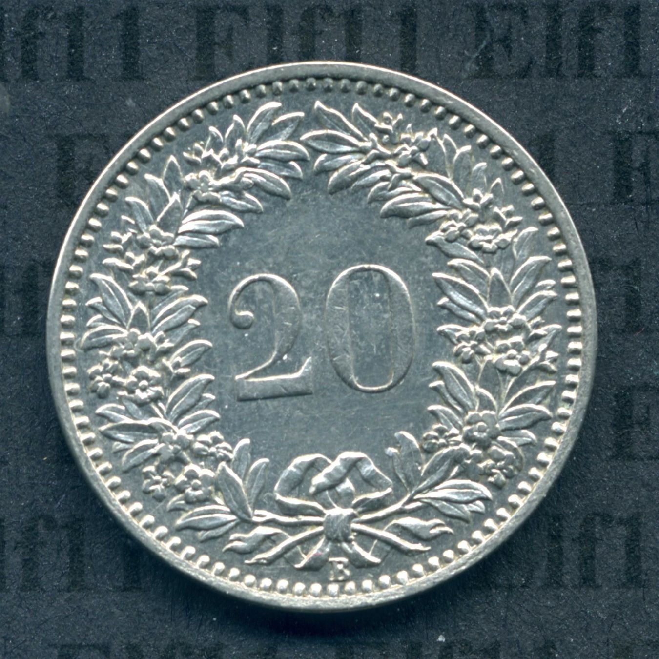 Tutti le monete: CHF___0.20 1896 unz-stgl 20 Rappen – Nuovo (secondo la descrizione) da Widnau venduto da Elf11 1