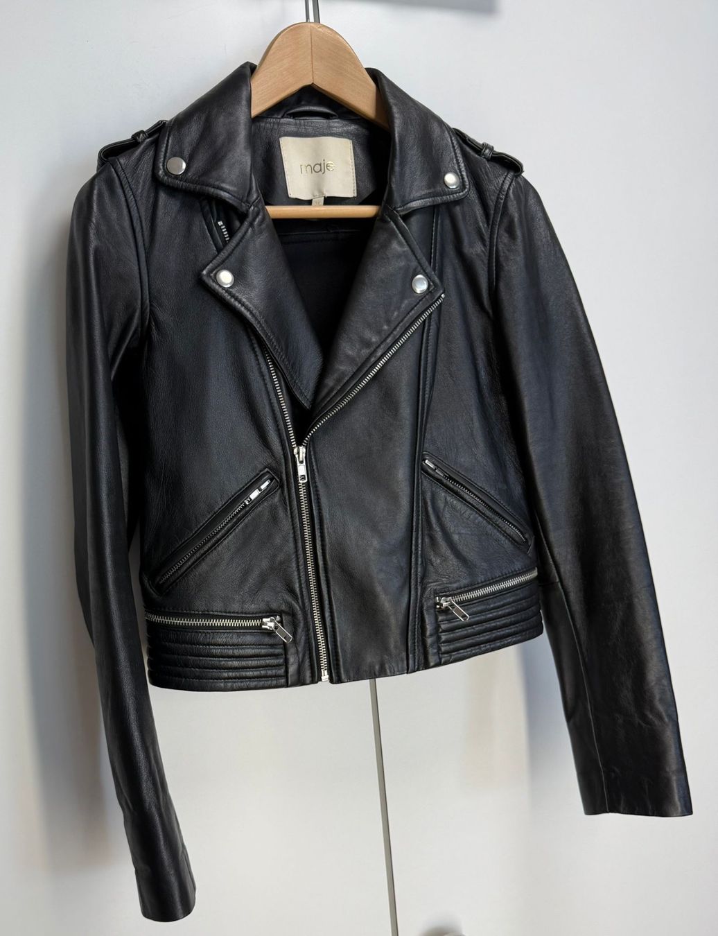Maje Giacche: Maje Lederjacke Gr. 36 - NP 559 CHF – Nuovo (secondo la descrizione) da Frauenfeld venduto da LIL_NA 1