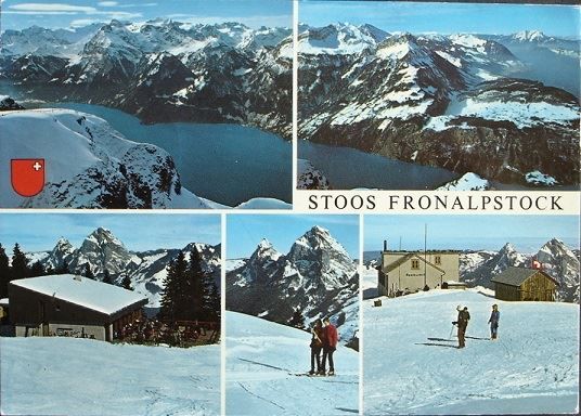 Cartoline postali: STOOS Skilift Fronalpstock – Usato da Jona venduto da philajona