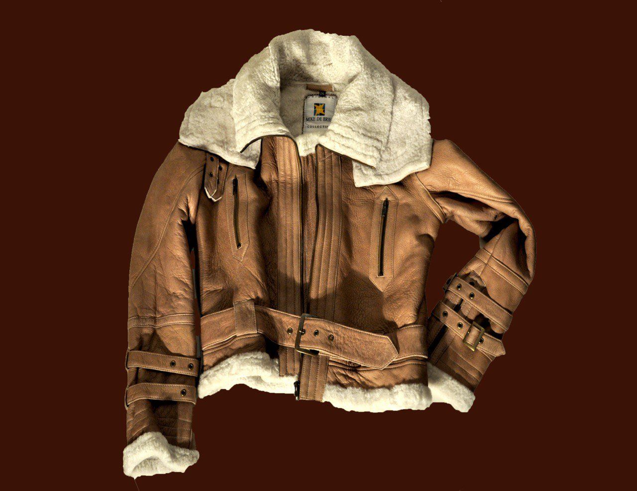 Giacche: Lederjacke mit australischer Schearling-Wolle – Nuovo e nell'imballaggio originale da Gersau venduto da LederjackenCH