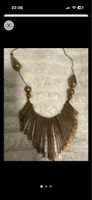 Collier vintage en laiton parfait pour l'été!
