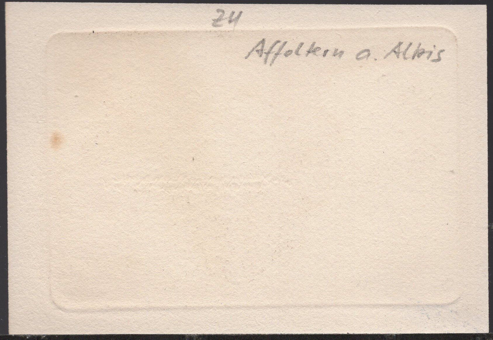 Cartoline postali: Affoltern a, Albis  Orig.  Radierung – Usato da Aarau venduto da kufi44 1