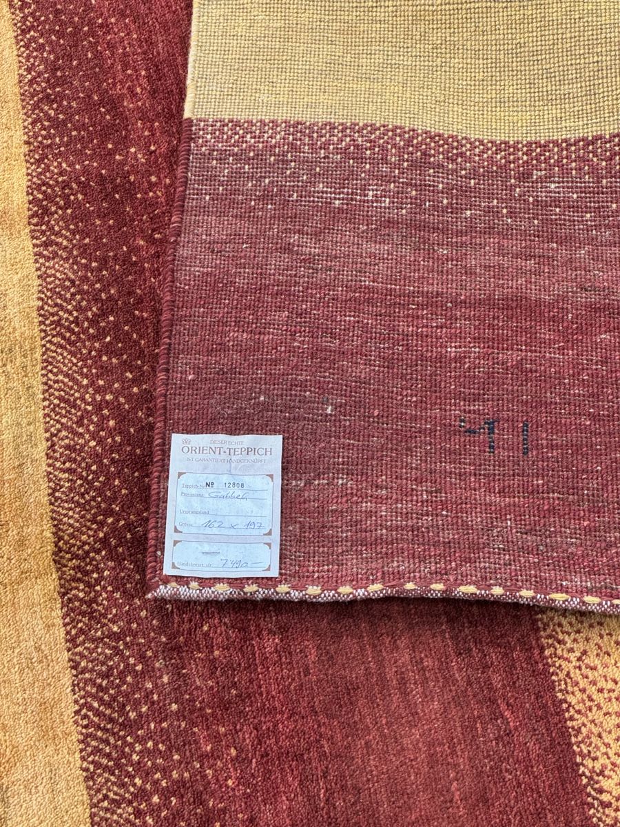 Gabbeh Teppiche: Gabbeh gelb / rot gestreift – Neu (gemäss Beschreibung) aus Liestal von galerie_nategh 5