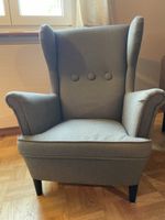 Ikea Strandmon Kindersessel Ohrensessel grau, guter Zustan