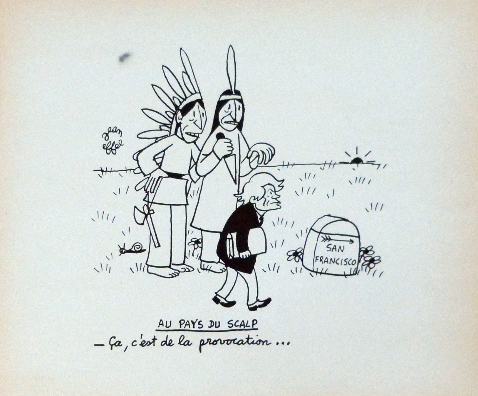 Arts picturaux & lithographies: Jean Effel (1908-1982) Cartoonist - Lithographie – D'occasion à Dietikon par immortal-stars