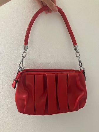 borsetta da spalla o tracolla rossa
