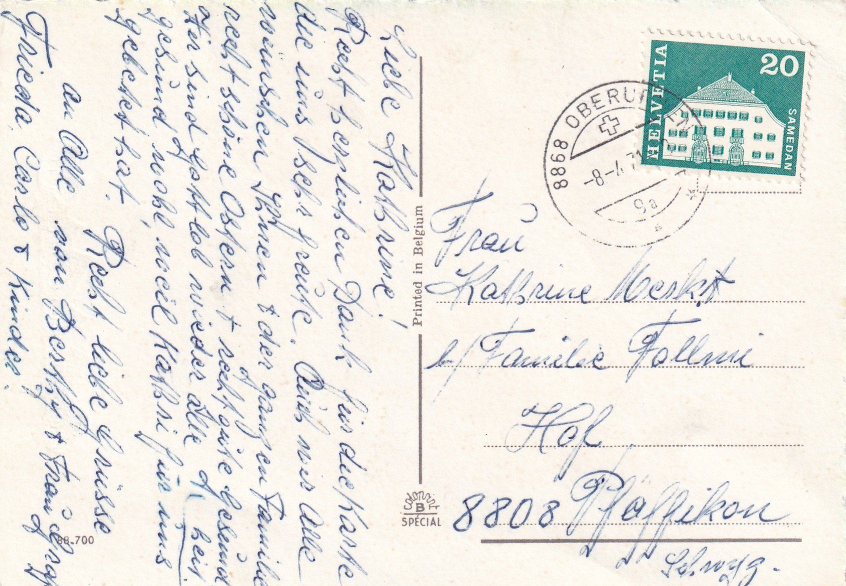 Cartoline postali: Glückwunsch, Ostern /ay – Usato da Hombrechtikon venduto da Rudolf07 1