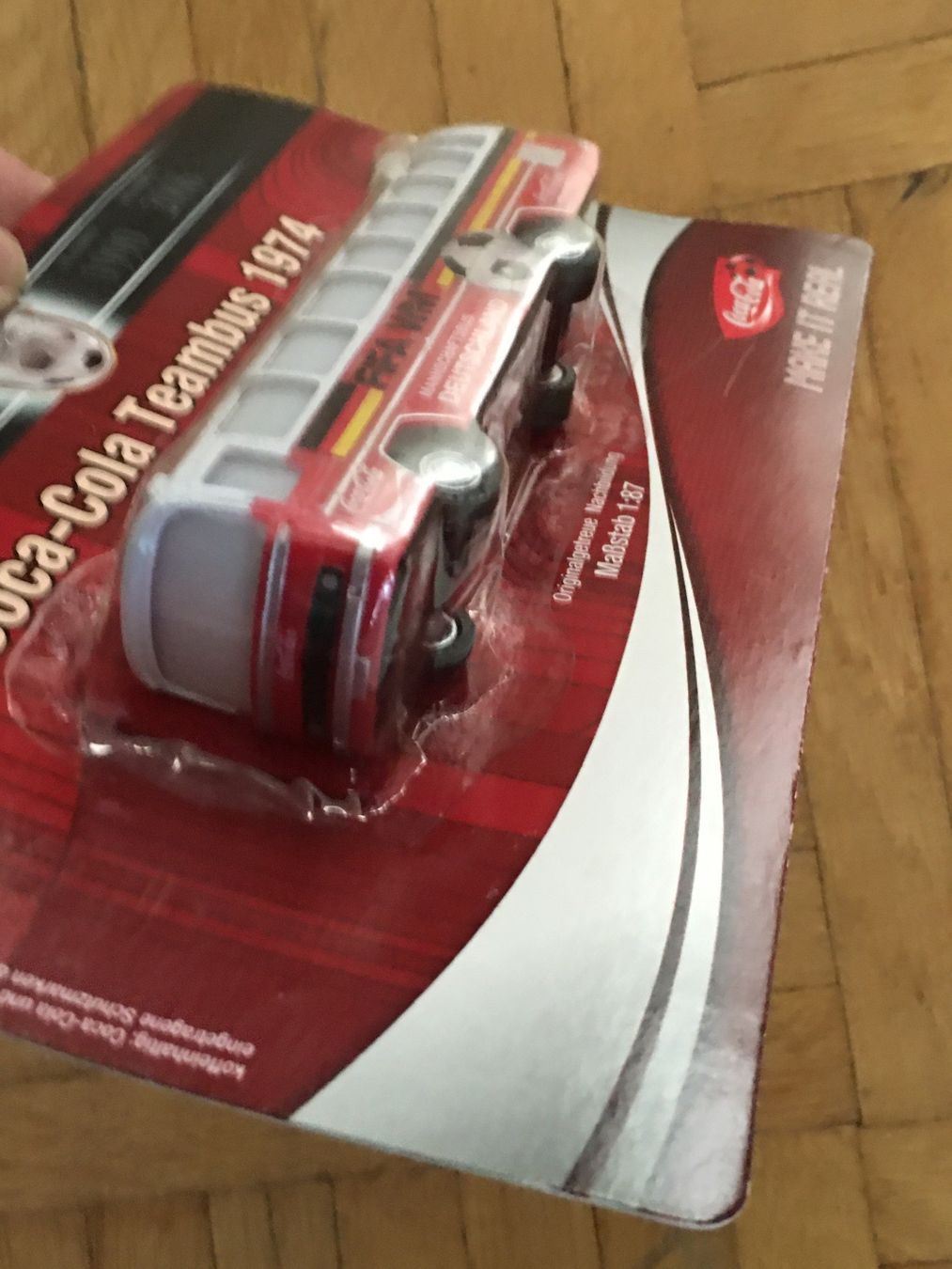 Kit di modellismo & Modellini statici: Coca-Cola Teambus 1974 Deutschland – Nuovo e nell'imballaggio originale da Wangen b. Olten venduto da Finolino28 2