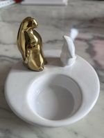 Cute Penguin Family tealight holder, Ceramic