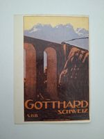 Ansichtskarte Gotthard Schweiz SBB (1980)