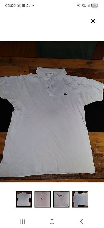 Magliette Polo: Lacoste Poloshirt weiss – Usato da Enggistein venduto da sar_b8hz 3