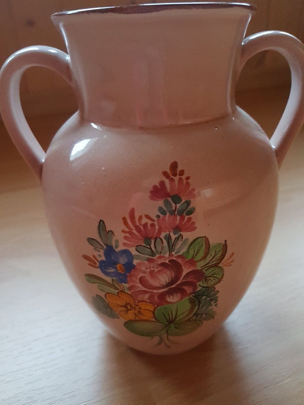 Vasen & Gefässe: BLUMENVASE HANDBEMALT – Gebraucht aus Sax von spazieren 1