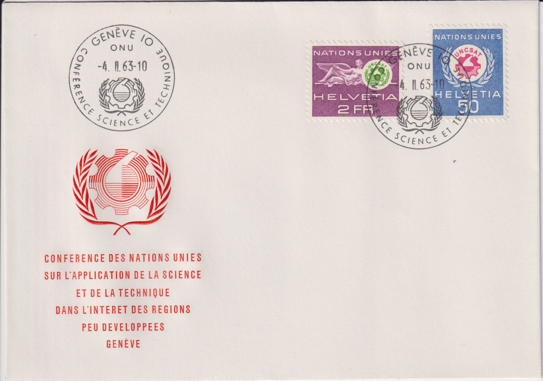 Alle Briefmarken: Dienstmarken ONU – Gebraucht aus Bellach von qsearch 4