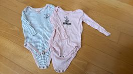 4x Bodys Grösse 74/80, Langarm, Herbst, Winter, Top!