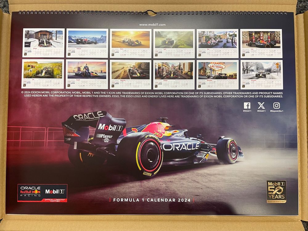 Red Bull Formel 1 Kalender 2024 Kaufen auf Ricardo