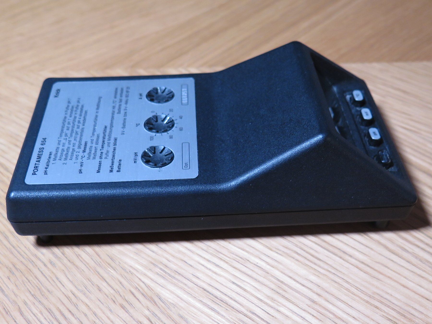 Misurare: Batterie-ph-Meter "Portamess 654" – Usato da Basel venduto da Deko1 5