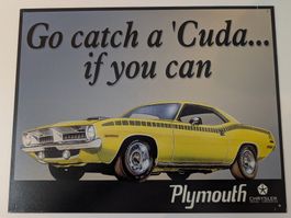 Plymouth 440 Cuda US Oldtimer Schild (32 cm x 40 cm)