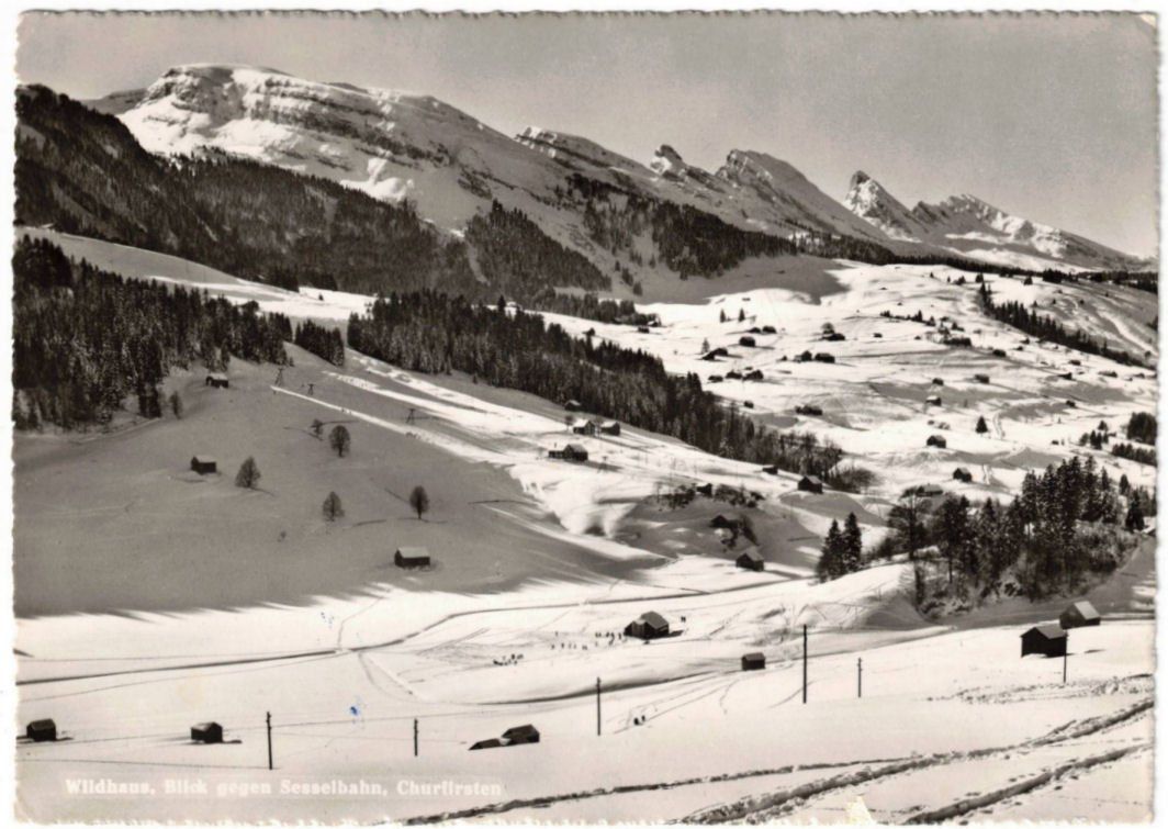 Cartoline postali: Wildhaus - Sessellift – Usato da Binningen venduto da Mountainrider