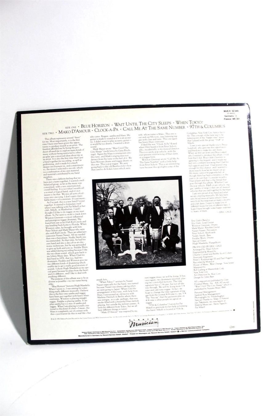 Dischi in vinile: ERIC GALE: Blue Horizon – Usato da Bern venduto da kultiges 3